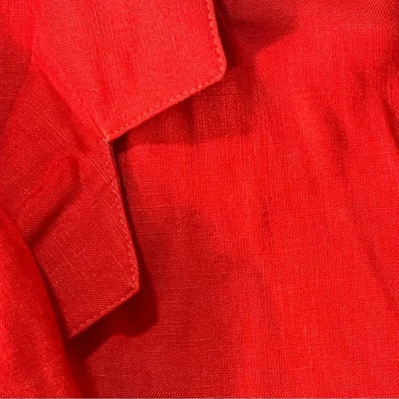 JONES NEW YORK VINTAGE RED JACKET BLAZER - Picture 5 of 12